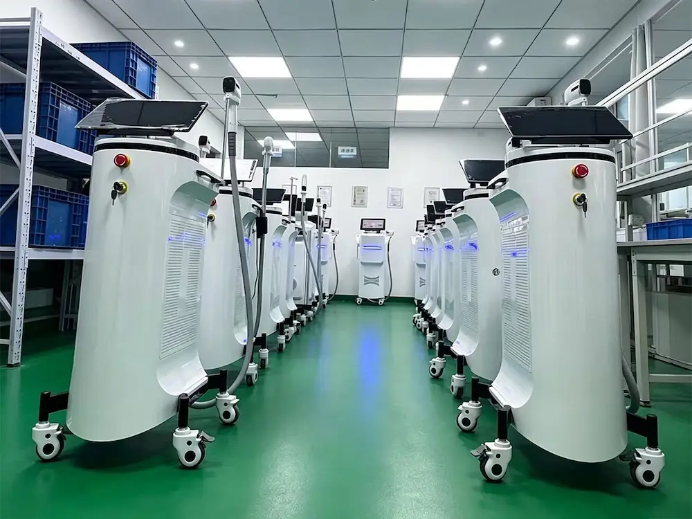 808 diode laser hair removal machine production batch