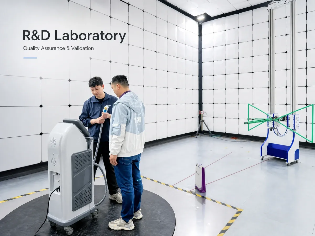 Lasertell R&D Laboratory for Medical Laser Technology and Reliability Testing
