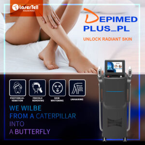 newly design ipl opt e light dpl machine/ sanhe skin rejuvenation pigment freckle laser hair removal ipl depimed plus pl-2