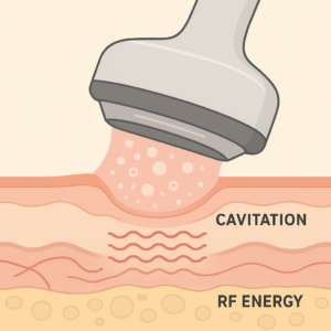 facial rf cavitation facial hifu and body rf dual cavitation 6 in 1 beauty machine