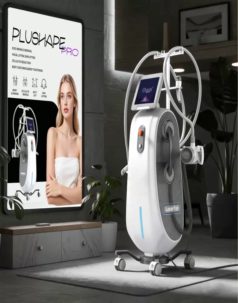 v shape body slimming machine plushape multifunction body contouring device.