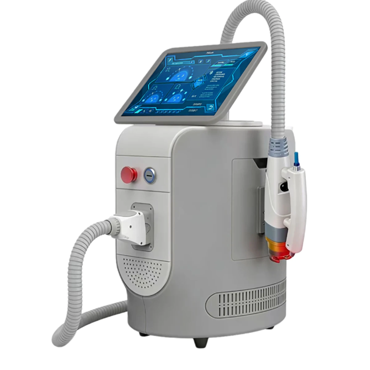 non contact painless laser hair removal device side view