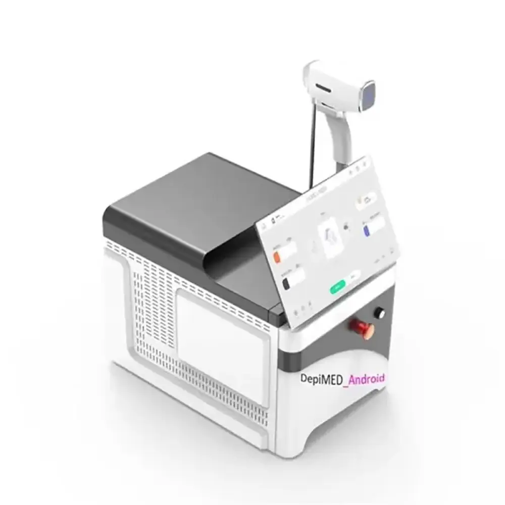 DepiMED Android portable triple wavelength diode laser hair removal machine for clinic
