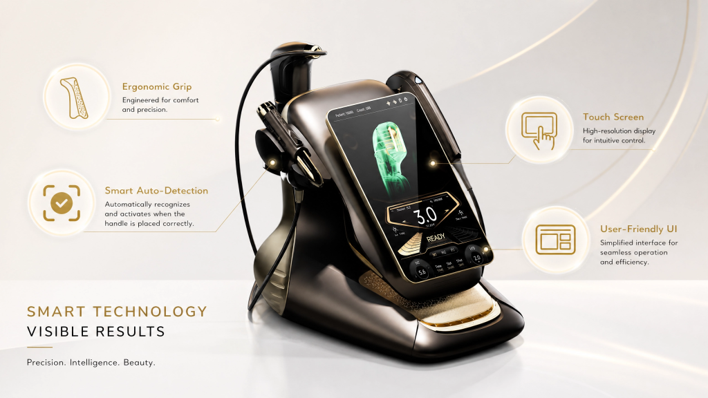 360max hifu machine – high intensity focused ultrasound for facial lifting, skin tightening and body contouring