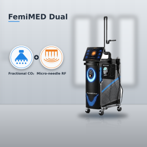 femimed® dual — 75w fractional co₂ laser & vacuum rf microneedling system