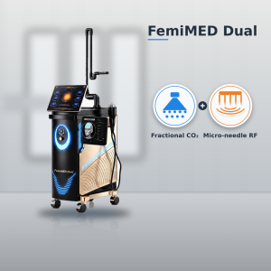 femimed® dual — 75w fractional co₂ laser & vacuum rf microneedling system