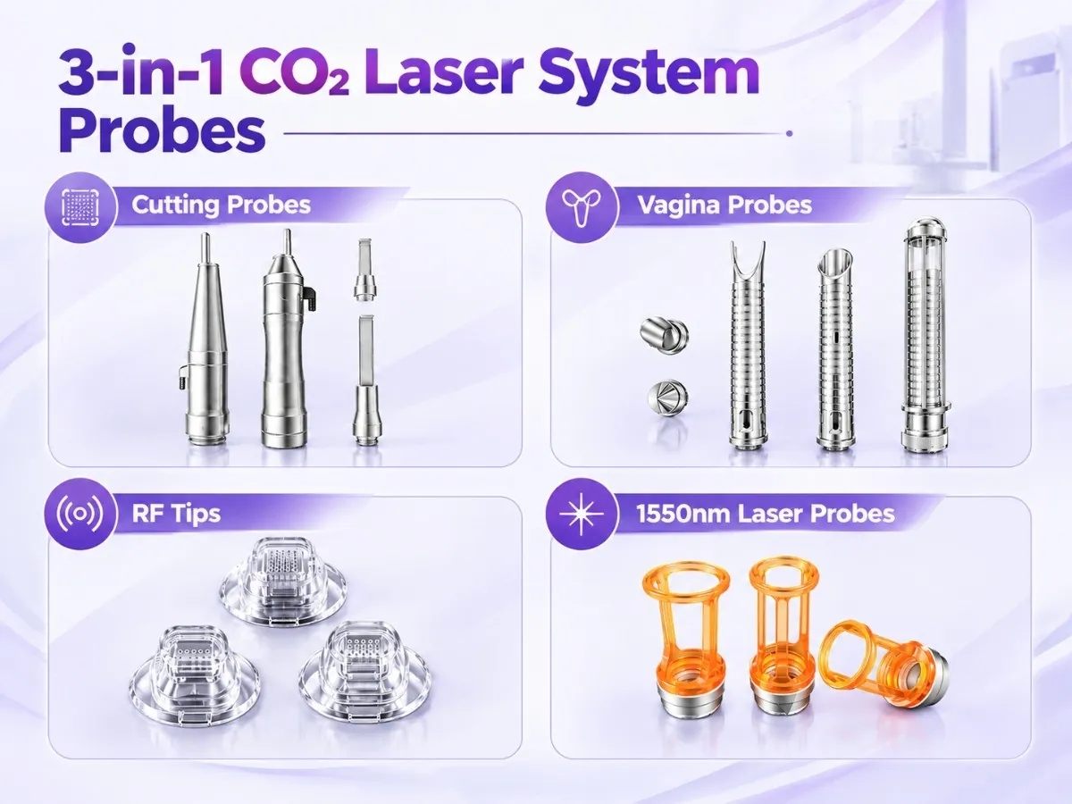 femimed cem — 75w / 120w high power 3 in 1 co₂ laser system