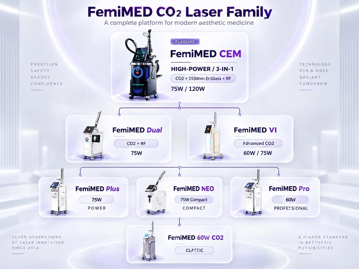 femimed plus — 75w high power fractional co₂ laser
