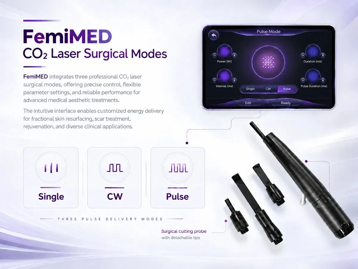 femimed plus — 75w high power fractional co₂ laser