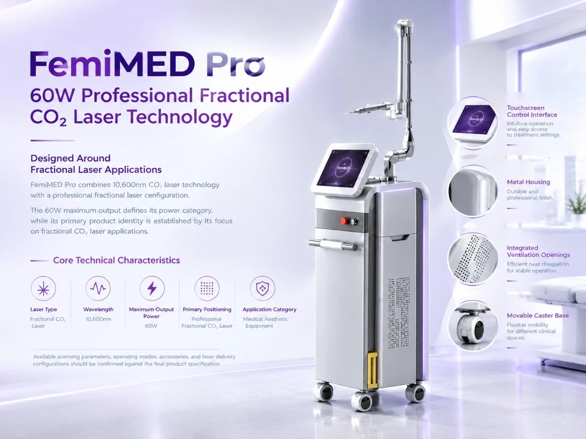 femimed pro professional fractional co₂ laser