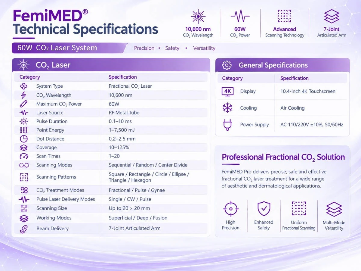 femimed — professional co₂ laser system