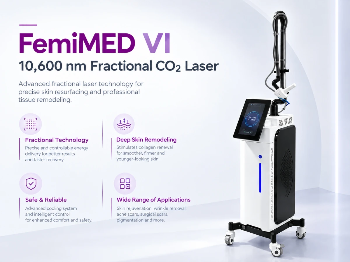 femimed vi — 60w / 75w advanced fractional co₂ laser system
