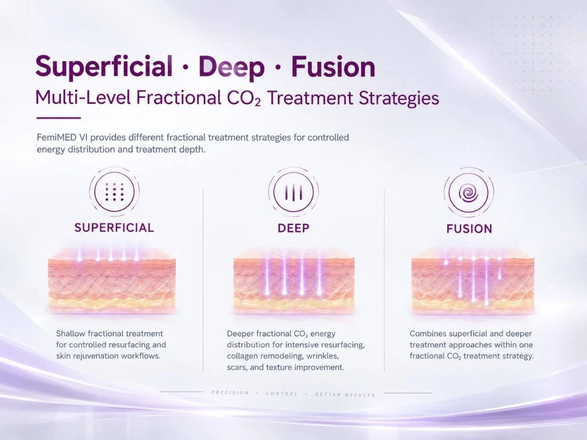femimed vi — 60w / 75w advanced fractional co₂ laser system