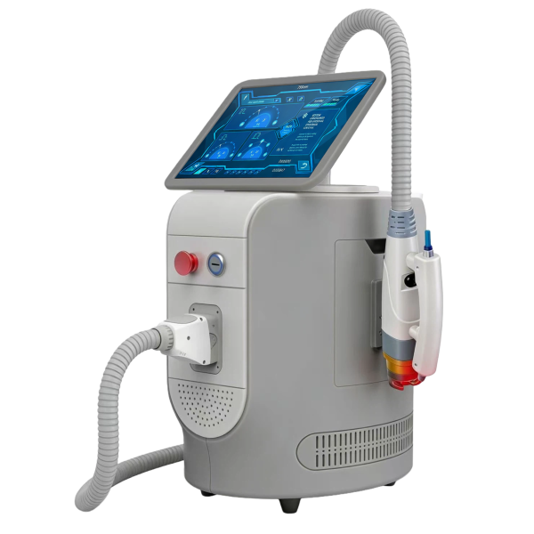 non contact system laser 755+1064nm alex alexandrite hair removal machine