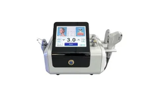 portable 4 in 1 hifu rf microneedling beauty machine, face lifting anti aging skin tightening device