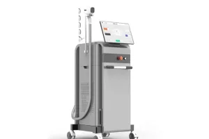 Commercial diode laser hair removal machine designed for high volume clinic efficiency