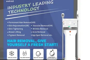 lasertell android 2 in 1 diode laser hair removal equipment ipl machine banner