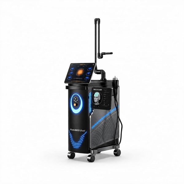 femimed® dual — 75w fractional co₂ laser & vacuum rf microneedling system